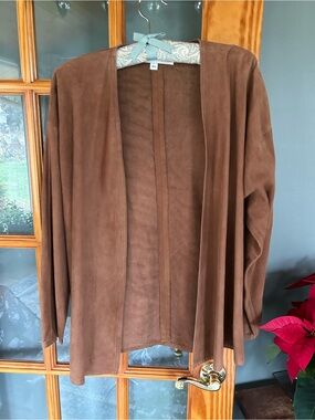 Vintage 1990s Michael Kors  Suede wrap Top